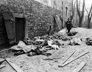 Belgian civilians killed by SS units during the offensive